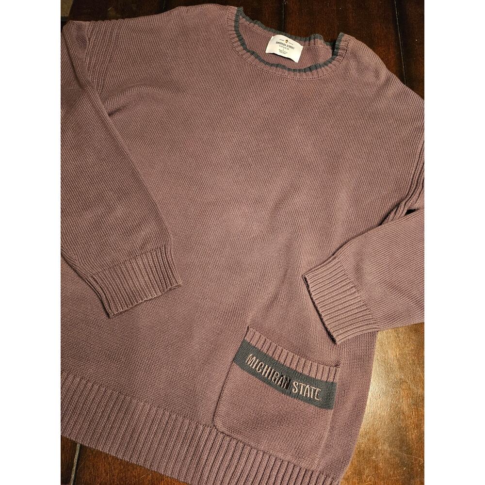 Emerson Street Michigan State University Spartan's Women's Size L Sweater